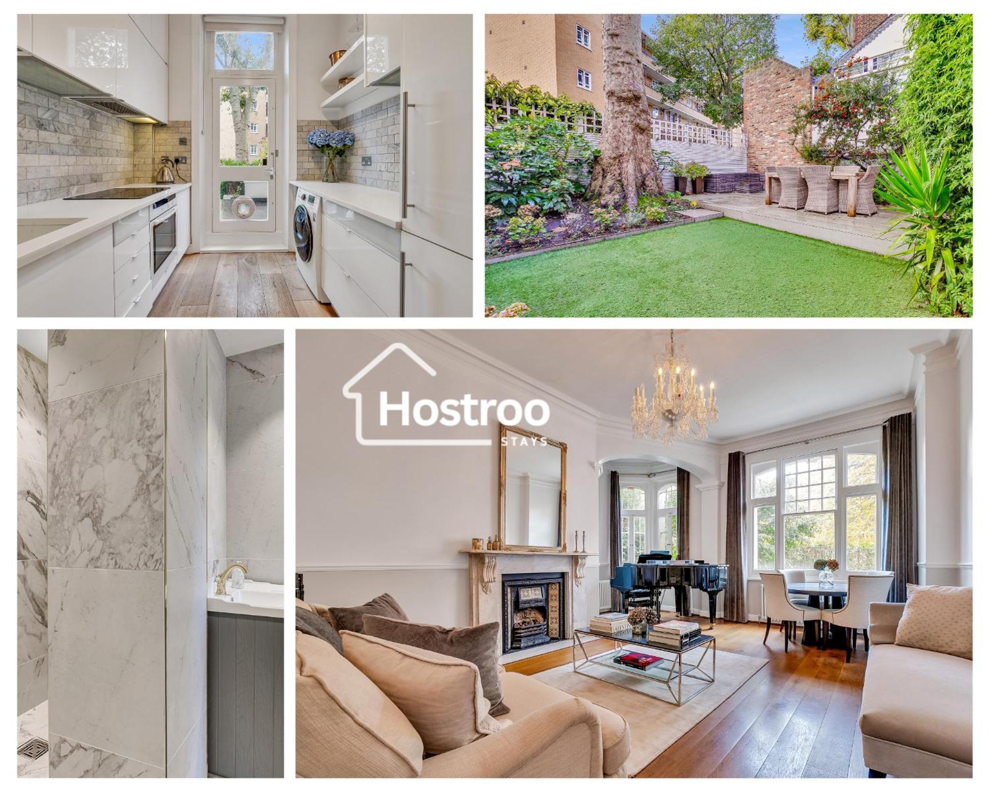 New - 2 Bed Flat - West Kensington Station - Private Garden Apartment London